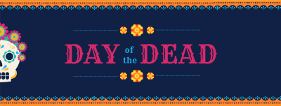 Festive Day of the Dead Facebook cover Image Preview