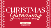 Christmas Giveaway Promo Facebook event cover Image Preview