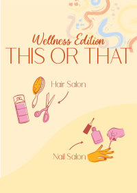 This or That Wellness Salon Flyer Image Preview