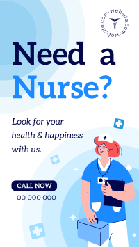 Nurse Service Facebook Story Design