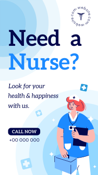 Nurse Service Facebook story Image Preview