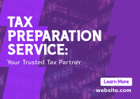 Your Trusted Tax Partner Postcard Image Preview