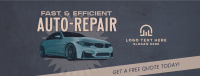 Modern Professional Mechanic Facebook Cover Design