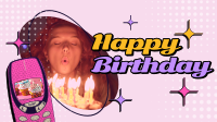 Retro Birthday Greeting Animation Image Preview