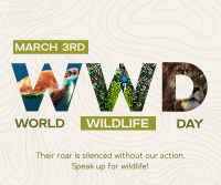 World Wildlife Day Facebook Post Design