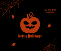 Halloween Scary Pumpkin Facebook post Image Preview