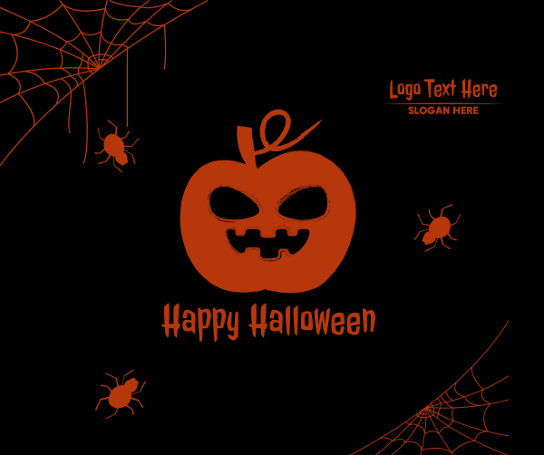 Halloween Scary Pumpkin Facebook Post Design Image Preview