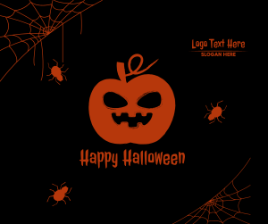 Halloween Scary Pumpkin Facebook post Image Preview