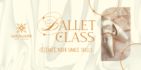 Elegant Ballet Class Twitter Post Image Preview