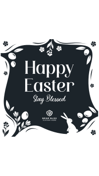 Blessed Easter Greeting TikTok Video Image Preview