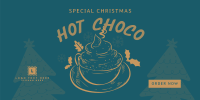 Christmas Hot Choco Twitter Post Design