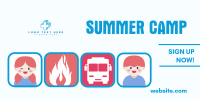 Summer Camp Registration Twitter post Image Preview