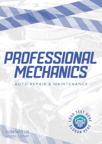 Mechanic Pros Poster Design