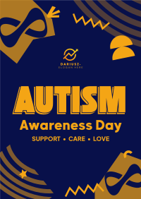 Autism Awareness Day Poster Image Preview
