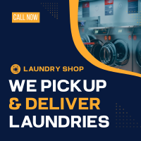 Laundry Delivery Linkedin Post Design