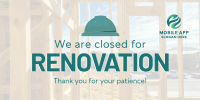 Closed for Renovation Twitter post Image Preview