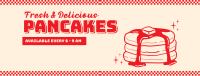 Retro Pancakes Facebook cover Image Preview