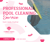 Professional Pool Cleaning Service Facebook post Image Preview