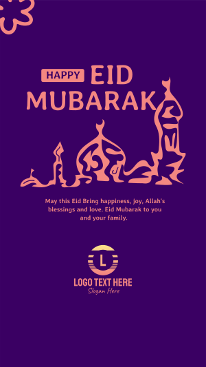 Liquid Eid Mubarak Instagram story