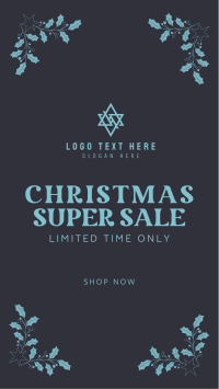 Christmas Super Sale Facebook story Image Preview