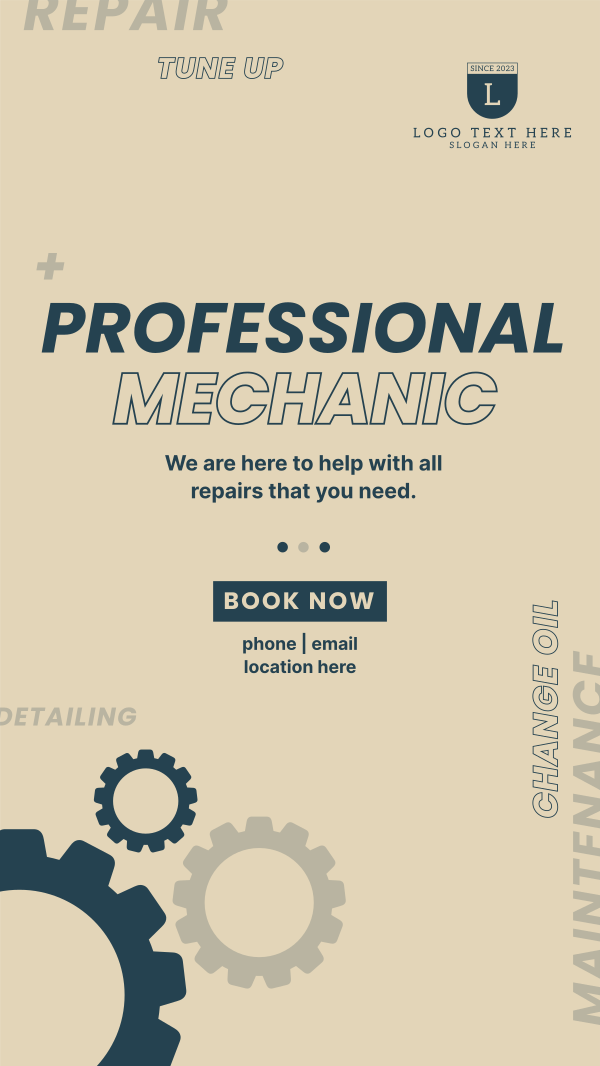 Need A Mechanic? Instagram Story Design Image Preview