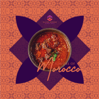 Moroccan Flavors Instagram Post Design