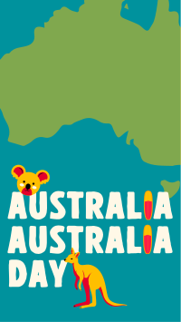 National Australia Day Facebook Story Design