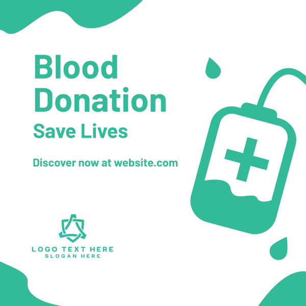 Blood Bag Donation Instagram Post Design Image Preview