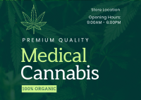 Medical Cannabis Postcard Design