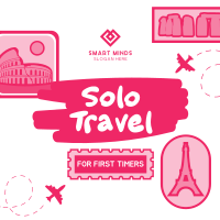 Stickers Solo Traveler Instagram post Image Preview