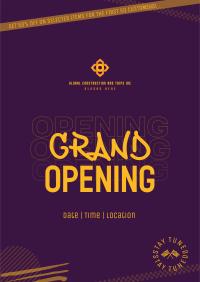 Street Grand Opening Poster Image Preview