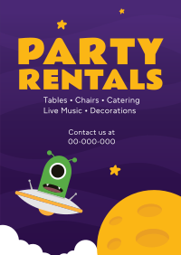 Party Rentals For Kids Poster Image Preview