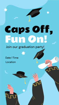 Fun On Graduation Facebook story Image Preview