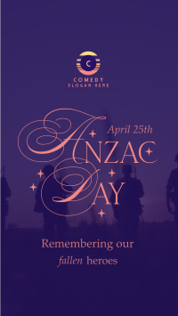 Anzac Day Remembrance Facebook Story Design