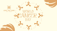 Cancer Awareness Wreath Facebook Event Cover Design