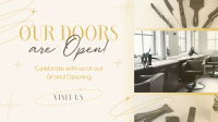Grand Opening Salon Facebook Event Cover Design