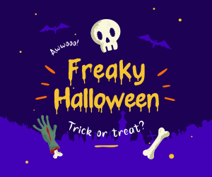 Freaky Halloween Facebook post Image Preview