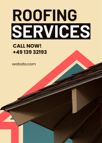 Roof Maintenance Poster Design