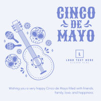Bright and Colorful Cinco De Mayo Linkedin Post Image Preview