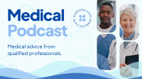 Medical Podcast Facebook Event Cover Design