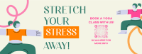 Stretch Your Stress Away Facebook Cover Image Preview