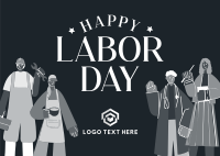 Celebrating our Workers! Postcard Design