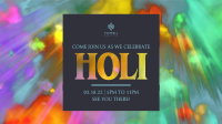 Holi Light Facebook Event Cover Design