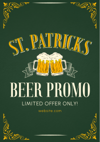 Paddy's Day Beer Promo Flyer Design