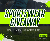 Sportswear Giveaway Facebook post Image Preview