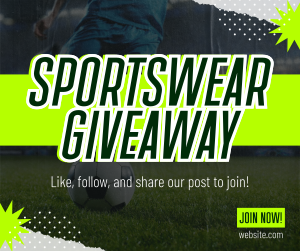 Sportswear Giveaway Facebook post Image Preview