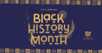 Tribal Black History Month Facebook Ad Design