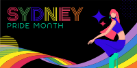Sydney Pride Month Greeting Twitter post Image Preview