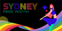 Sydney Pride Month Greeting Twitter Post Image Preview