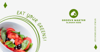 Eat Your Greens Facebook Ad Design